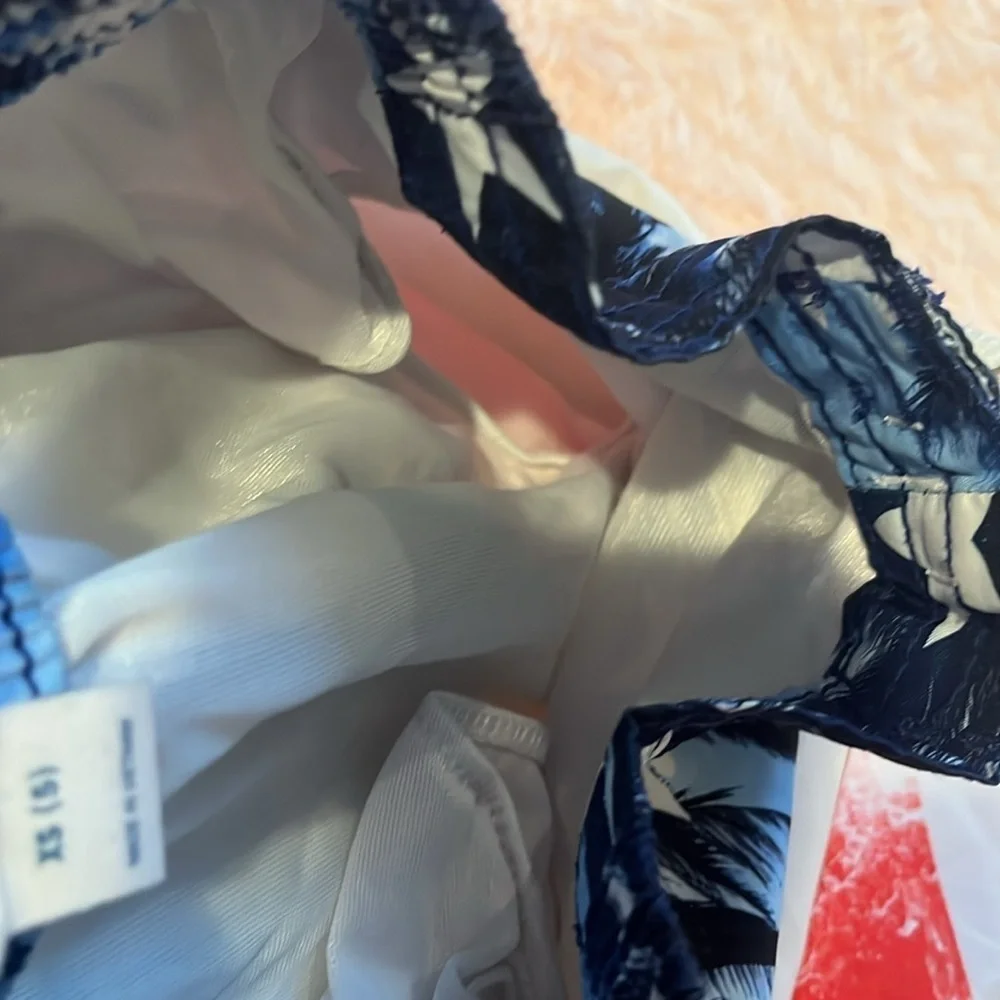 Old navy flag swim shorts